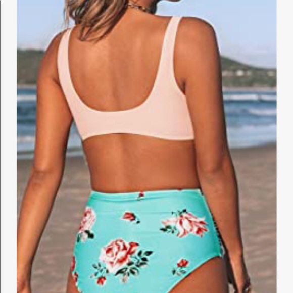 Women's High Waist Bikini Set - Picture 2 of 6